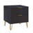 Dumbo 20" Fluted Nightstand In Black (2-Drawer)-43967754