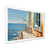 White Closed Corner Framed