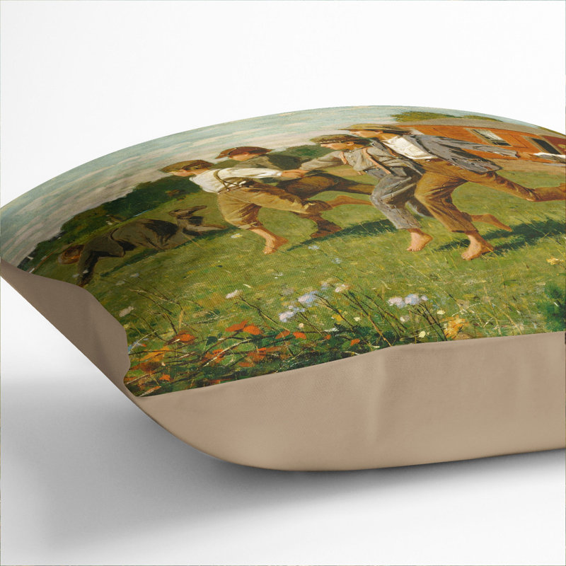Snap the Whip Scatter Cushion, 55cm H x 55cm W x 20cm D, Stone