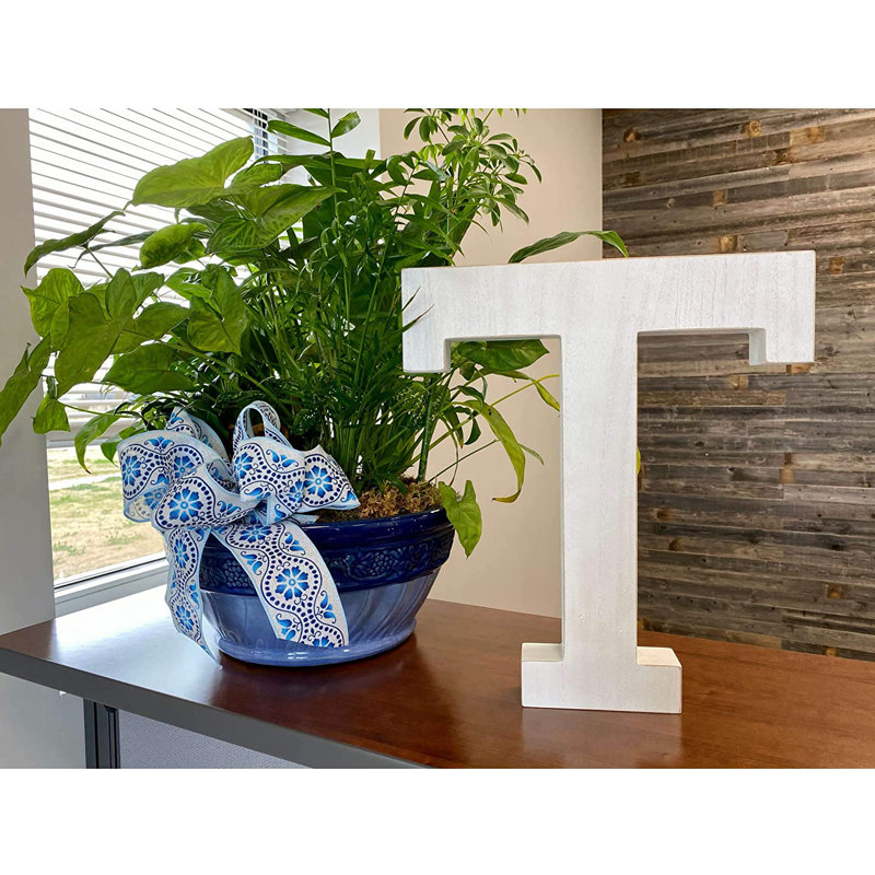Text & Numbers Letter Block