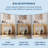 43 Inch Farmhouse Long Console Table, Wooden Sofa Table for Behind Couch, Entryway Furniture for Living Room or Hallway, Foyer Accent in Cracked Oak-1365410484-1365410485