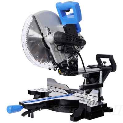 12inch Dual Bevel Sliding Miter Saw with Laser Guide, 80T Blade,0-45° Bevel,15Amp Miter Saw with Extension Table,4.2x13in Cutting Capacity,ETL certificate
