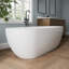 Johanna 71'' Acrylic Freestanding Tub Freestanding Soaking Bathtub