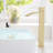 Brushed Gold Cartridge Valve Basin Faucet For Hotel Bathroom Sink Deck-Mounted Commercial-128772640