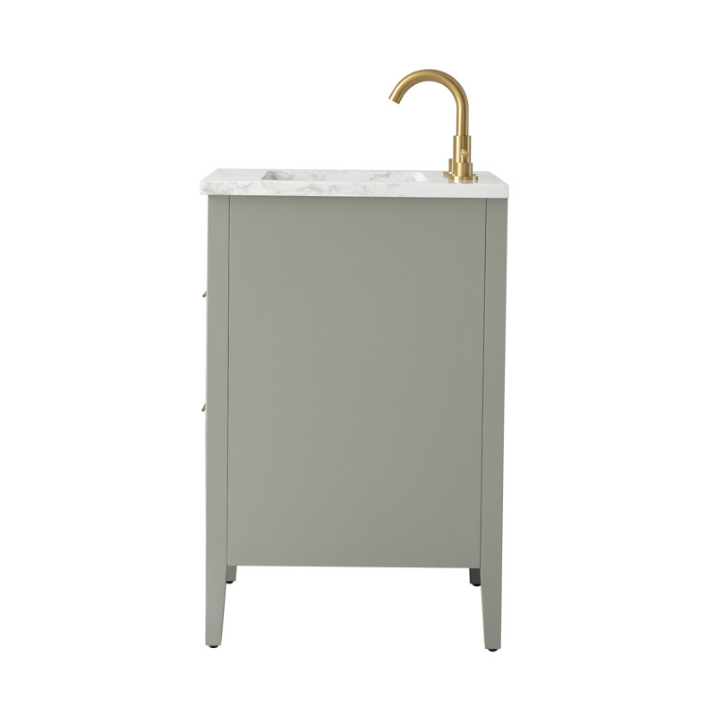 Emma 24" W Single Vanity, Light Sage