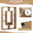 Aquarius Geometric Bookcase-2010993491