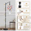  Lampe sur pied arc rouge, blanc, bleu, crème glacée, popsicules, étoiles, fantaisie, dessert d'été, grande lampe sur pied moderne, abat-jour réglable en lin à 3 couleurs