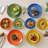 Thuringowa 36-Piece Stoneware Hand-Painted Dinnerware Set, Assorted Rainbow, Service for 12-1928209023-1905990098