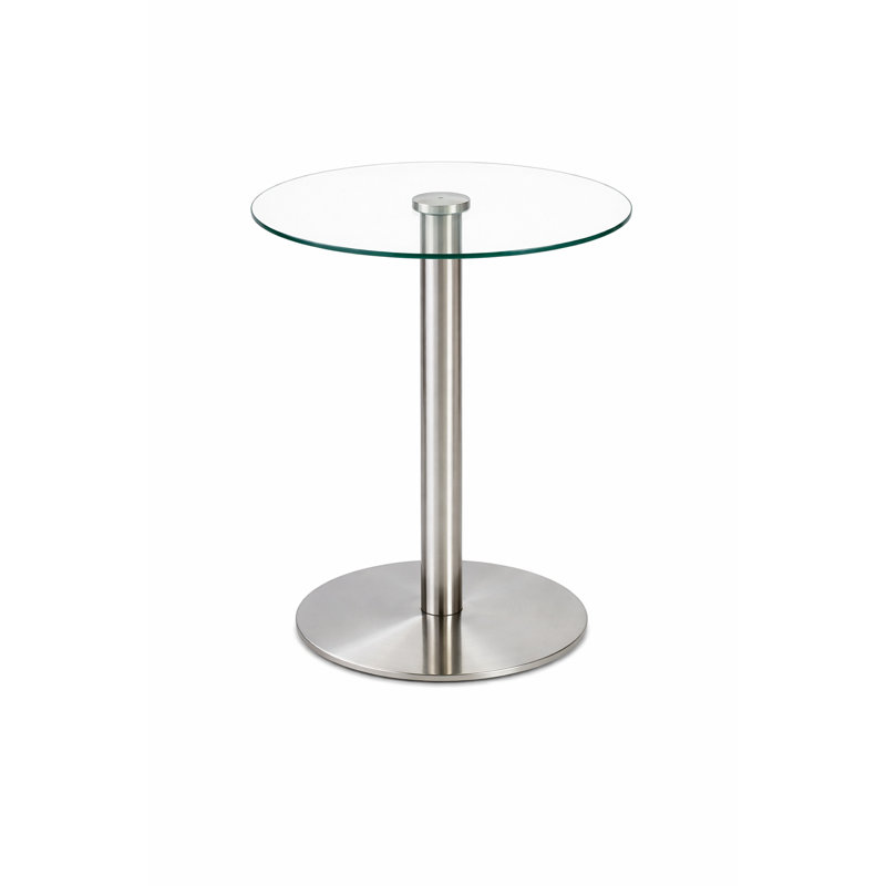 Table de salle à manger Tango, L 28 po x L 28 po, Table de bar (hauteur de 42,5 po), Poli