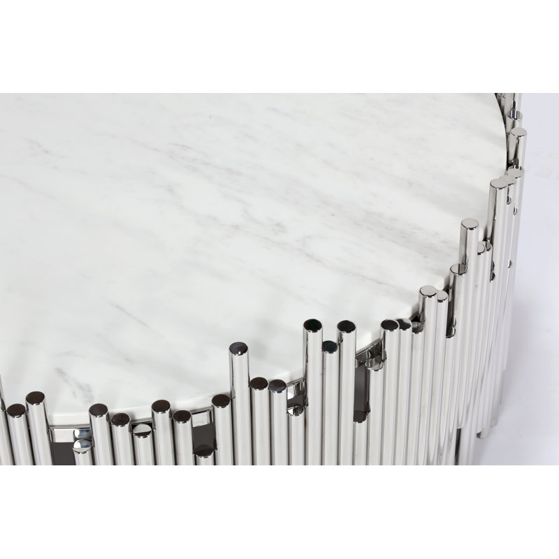 Table basse Anna, Argent