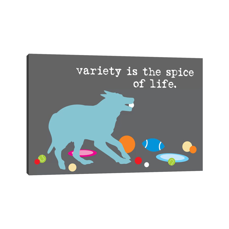 Spice Of Life by Dog Is Good And Cat Is Good - Wrapped Canvas Print, 20.32 cm H x 30.48 cm W