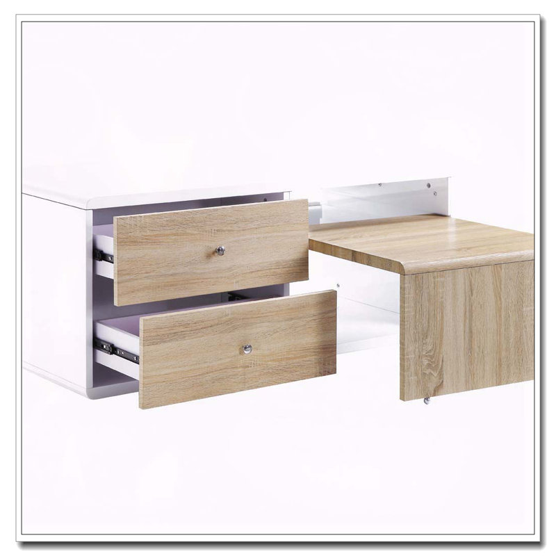 White High Gloss 4-Drawer Coffee Table
