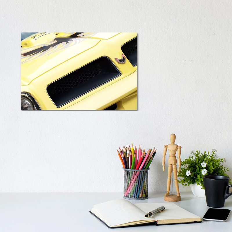 1976 Pontiac Trans Am, Front End Detail by Clive Branson - Wrapped Canvas Print, 20.32 cm H x 30.48 cm W