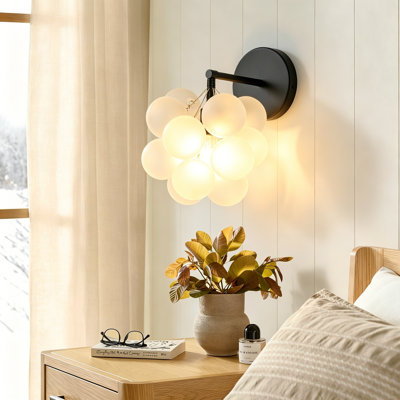 Scituate 1 - Light Glass Globe Bubble Wall Light