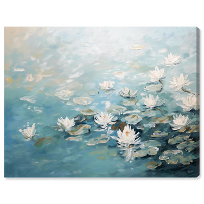 «Waterborne Flora I», reproduction d'art sur toile par Art Remedy