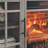 TV Media Stand with Electric Fireplace KD Inserts Heater