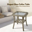 Ensemble de chaises berçantes d'extérieur 8 pièces-2081582160-2090397756