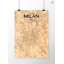 Milan City Map - No Frame Print-921150176