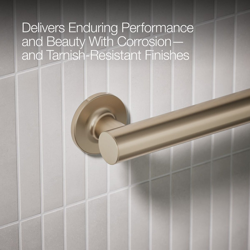 Purist Grab Bar, Vibrant Brushed Bronze, 48"W