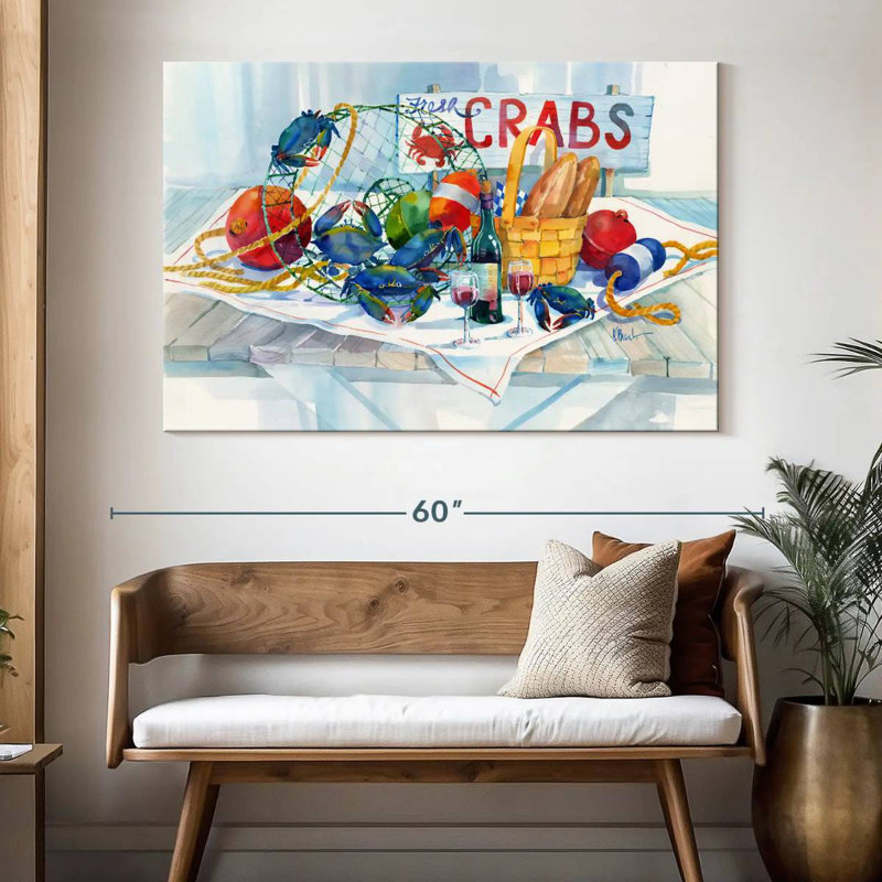 Brampt Crabs Galore, 34" H x 51" W