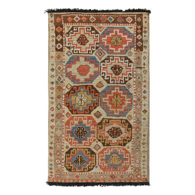 Burano Hand Knotted Wool Geometric Area Rug