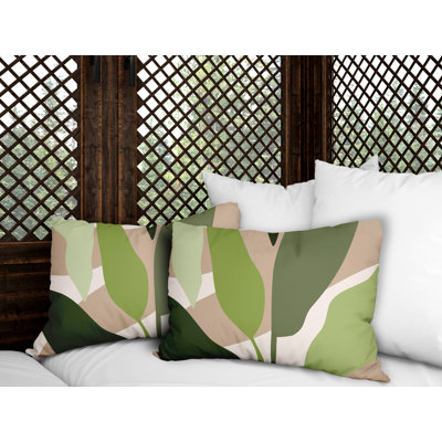 Glittered Outdoor Reversible Throw Pillow