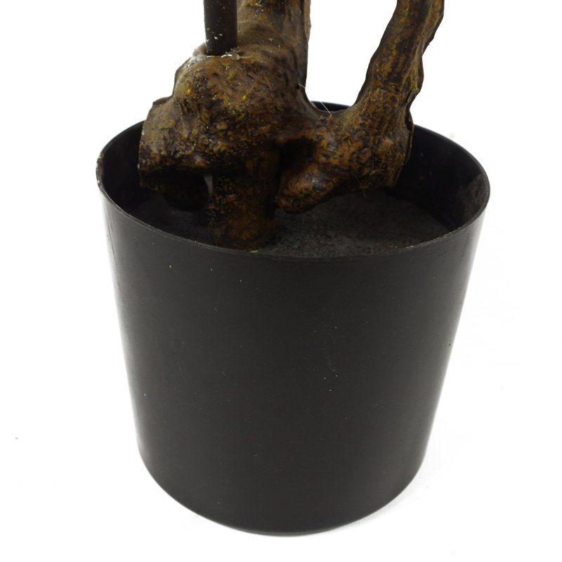 70cm Faux Foliage Plant in Pot, Orange