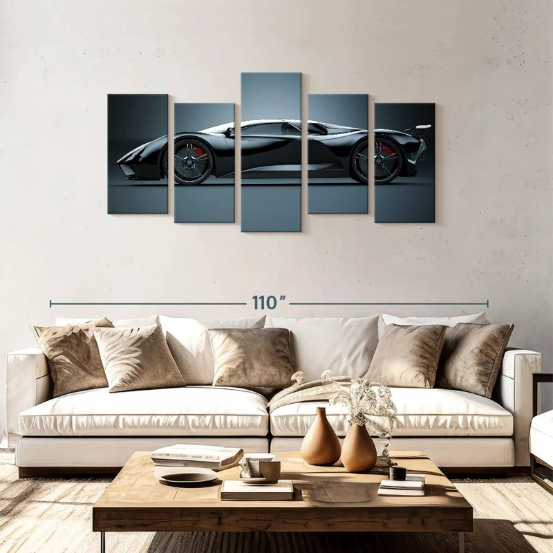 Mehar Exotic Car, 40" H x 80" W