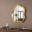 Nikitc Arch Retro Victorian Gold Accent Wall Mirror