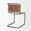 Chaise d'appoint rembourrée en cuir Otelia-1100267524