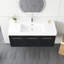 Meuble-lavabo mural 48 po avec bassin en résine