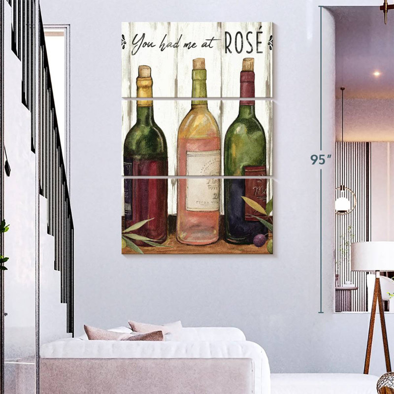 Yarlin Wine Bottles, 45" H x 28" W