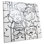 Oh My 9-3/4 in. x 9-3/4 in. Porcelain Floor and Wall Tile