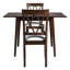 Table de salle à manger pour 4 personnes, 29,44 po L x P 46,45 po x H 29,75 po avec pieds en bois d'hévéa, pièce spacieuse, table de style américain moderne classique. 5 x 30,1 po, cuisine rectangulaire, design-833961368
