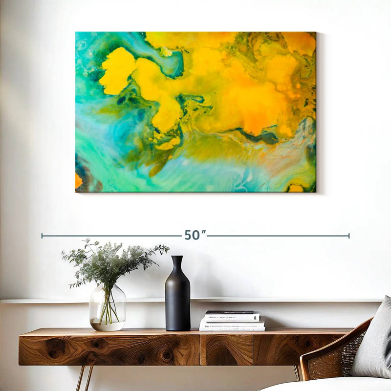 Avery Abstract Rustic, 26" H x 39" W