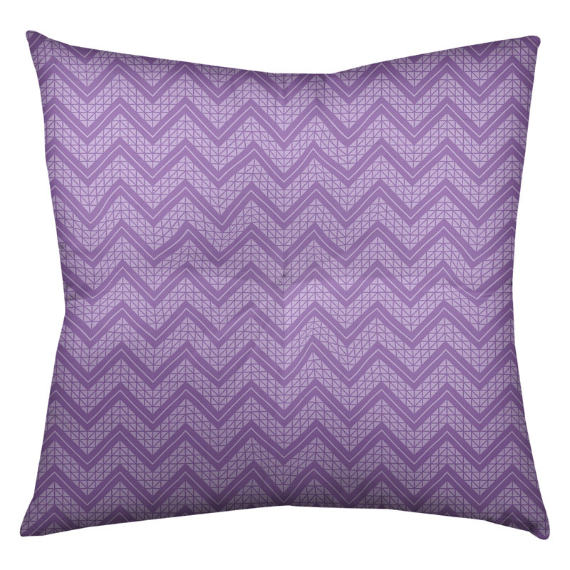 Coussin Rhonda Cheval, 26 po x 26 po, Bleu violet
