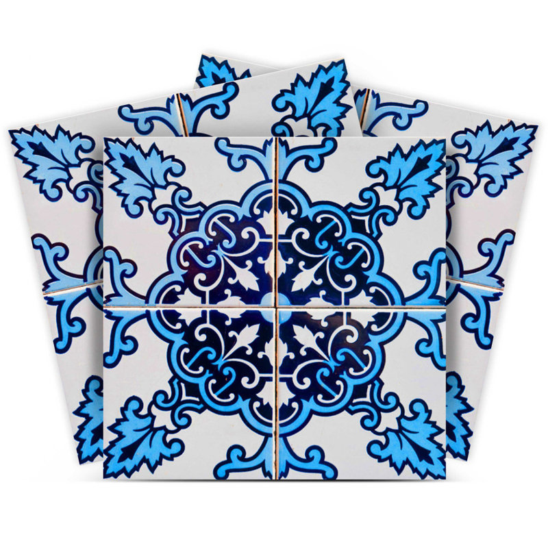 Carreau de mosaïque auto-adhésif en vinyle Nelly, H 8 po x l 8 po x P 0,1 po