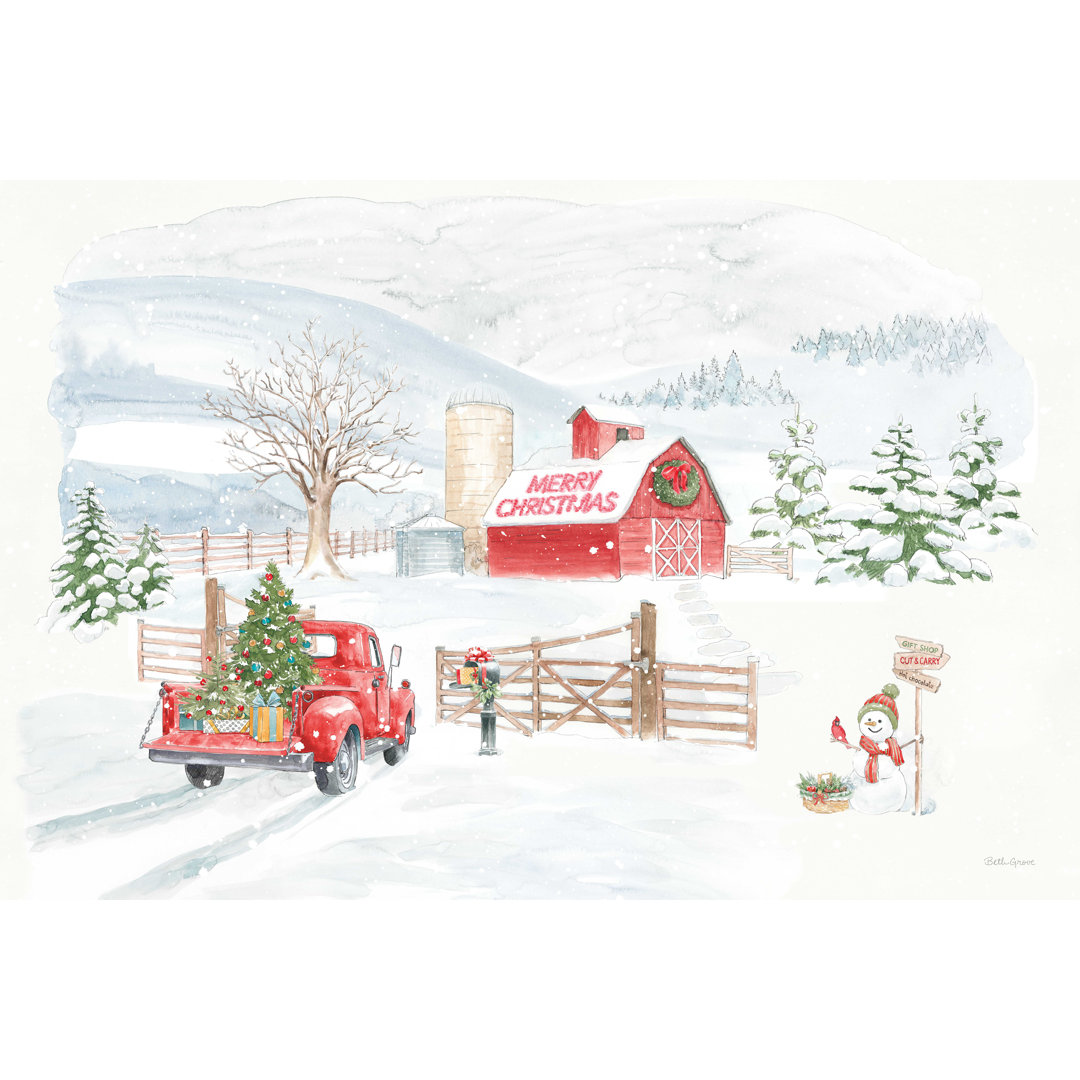 " Home For The Holidays I " Painting Print The Holiday Aisle®