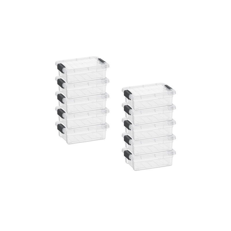 Boîte de crayons en plastique empilable X, 0,7 pte
