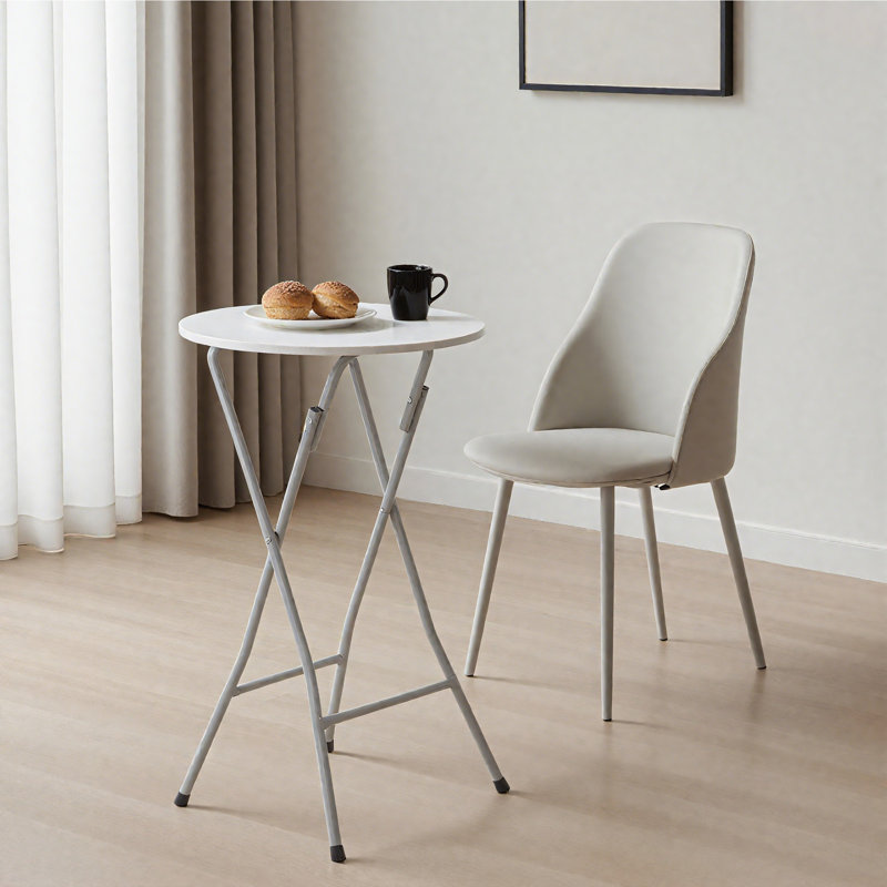 Ensemble de 2 tables de bar pliantes
