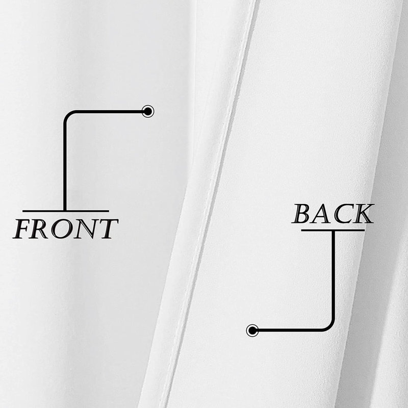 Karlyle Single Curtain Panel, White, 52" W x 84" H