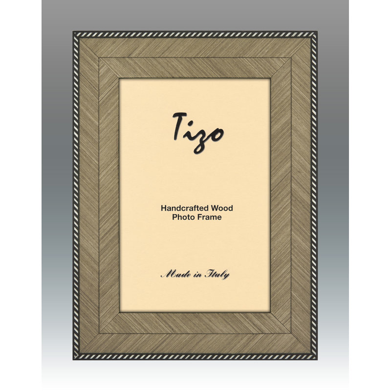Wood Picture Frame, Gray, 5" x 7"