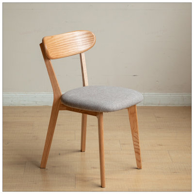 Chaise de salle à manger en bois de chêne naturel de qualité FAS, 100% solide et de conception confortable pour n'importe quelle pièce