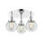 Alphonsa Glass Flush Mount-93518816-93518806