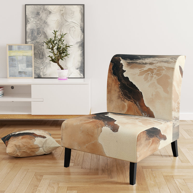 Fauteuil de chambre Coastal Waves, Slipper Armless