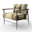 Dabo - Fauteuil rembourré à motif géométrique abstrait-1774615626