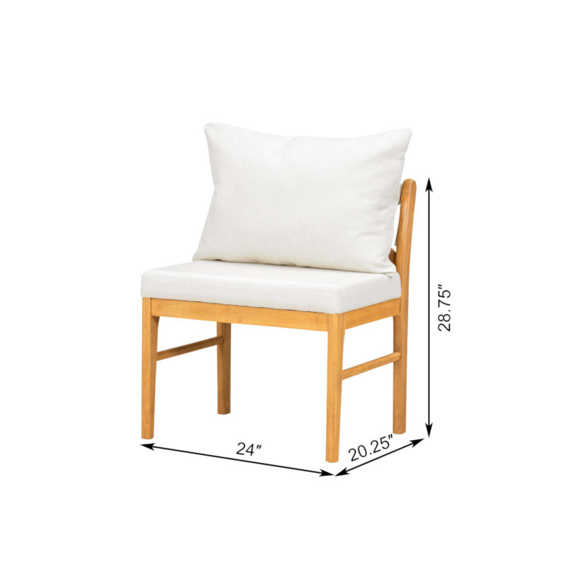 Ensemble de 2 chaises de salle à manger Farmhouse Modern