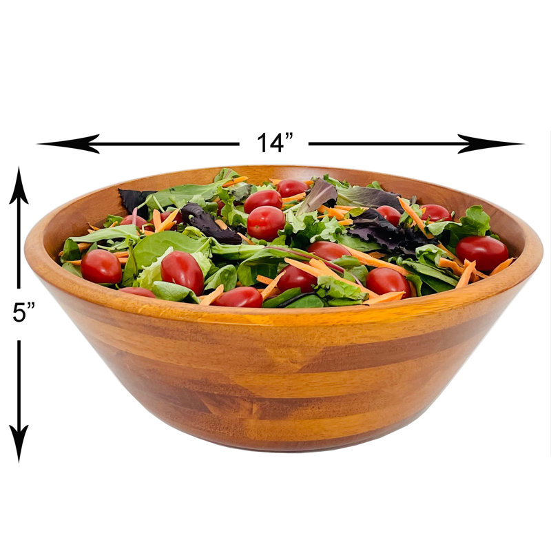 Bay Isle Home™ Saoirse Wood Bowl, Large