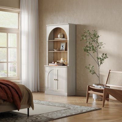 Armoire de rangement modulaire Monos avec porte et tablettes réglables (paquet de 1), blanche
