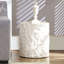 Table d'appoint 15,75 po, table basse ronde en fibre de verre